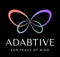 Adabtive logo on black background