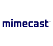 Mimecast logo on white background